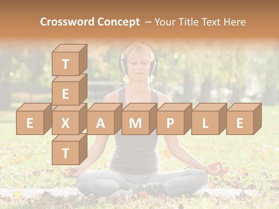 Relaxation Zenlike Meditating PowerPoint Template