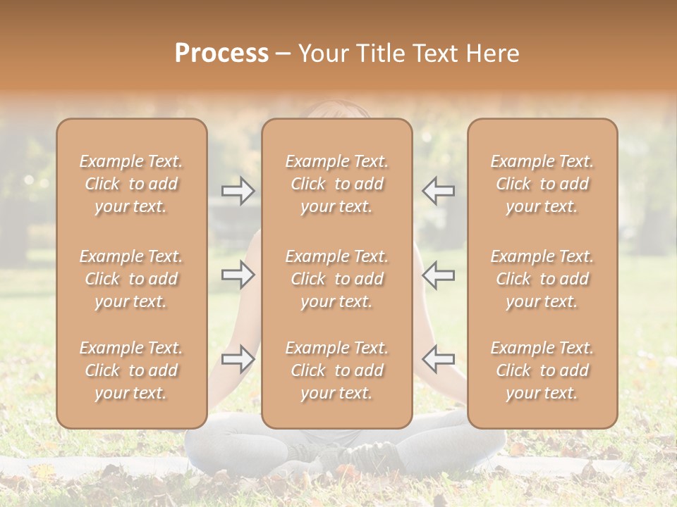 Relaxation Zenlike Meditating PowerPoint Template