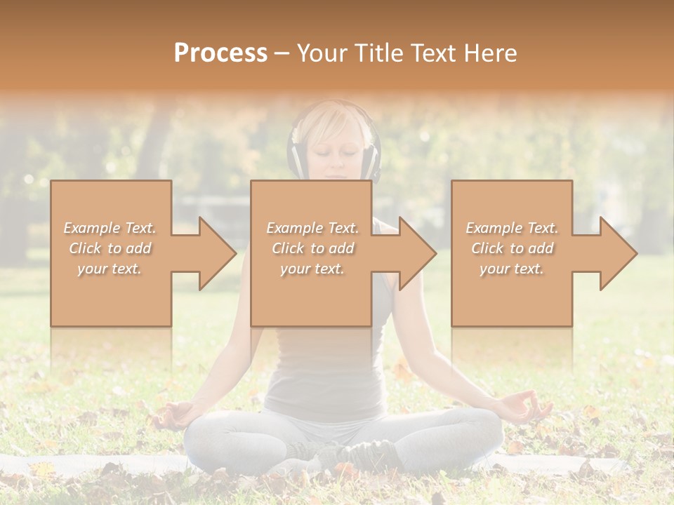 Relaxation Zenlike Meditating PowerPoint Template