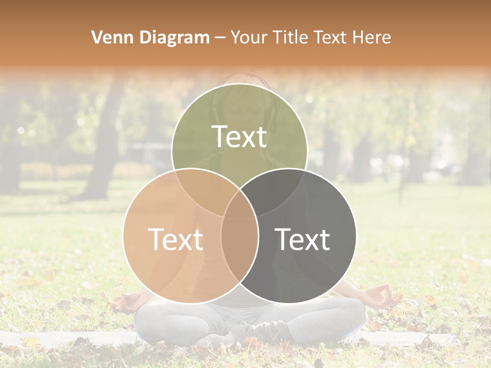 Relaxation Zenlike Meditating PowerPoint Template