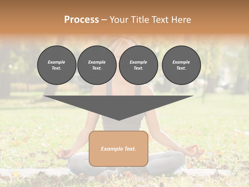 Relaxation Zenlike Meditating PowerPoint Template