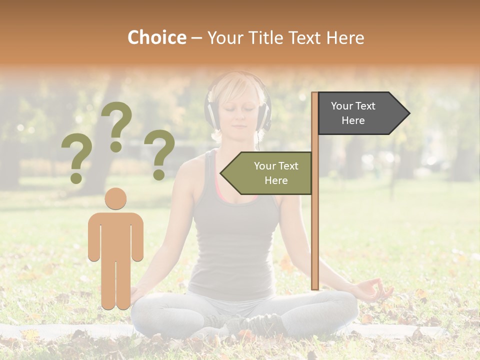 Relaxation Zenlike Meditating PowerPoint Template