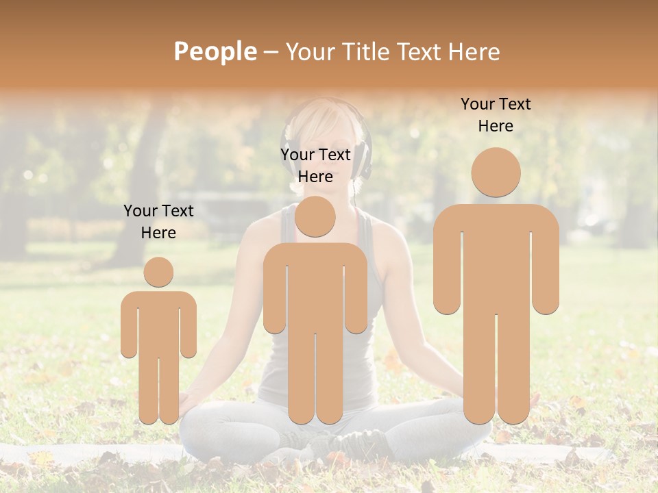 Relaxation Zenlike Meditating PowerPoint Template