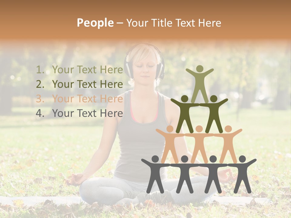 Relaxation Zenlike Meditating PowerPoint Template
