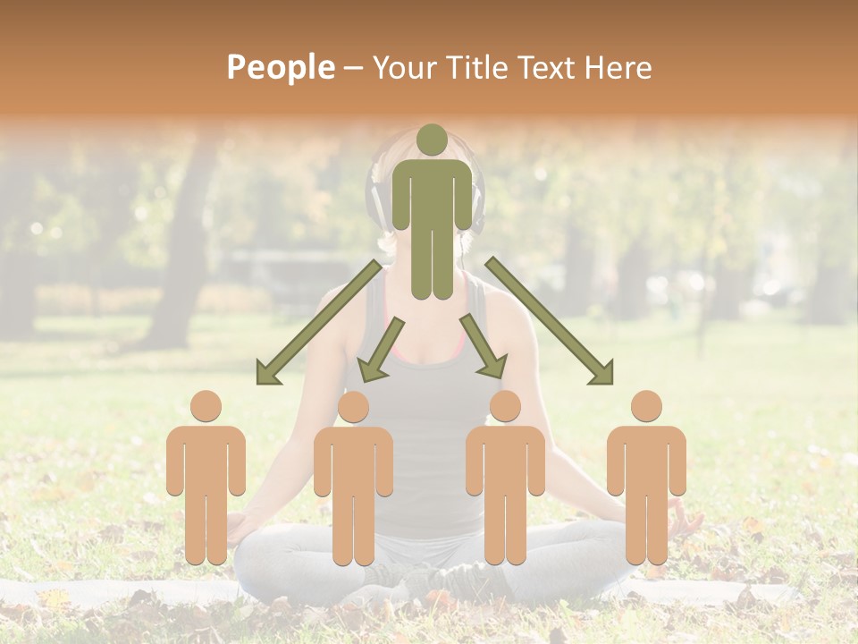 Relaxation Zenlike Meditating PowerPoint Template