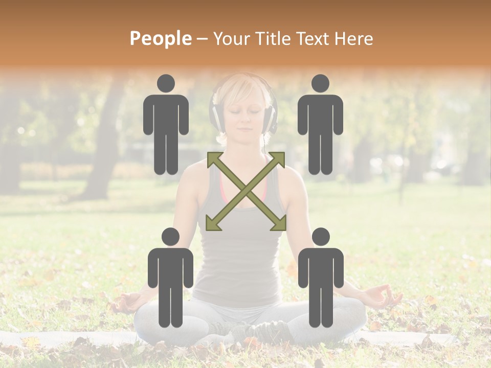 Relaxation Zenlike Meditating PowerPoint Template