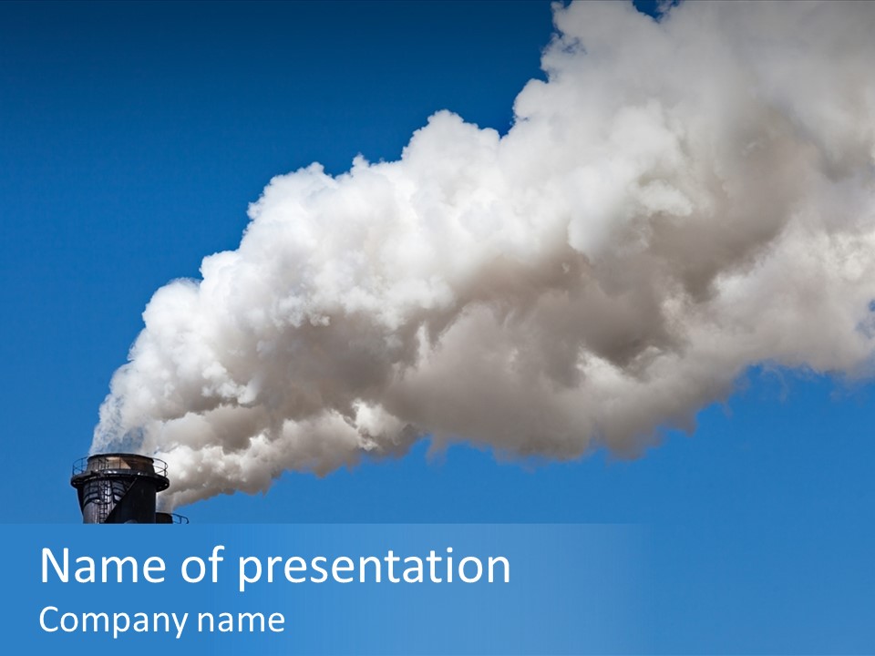 Carbon Plant Chemical PowerPoint Template