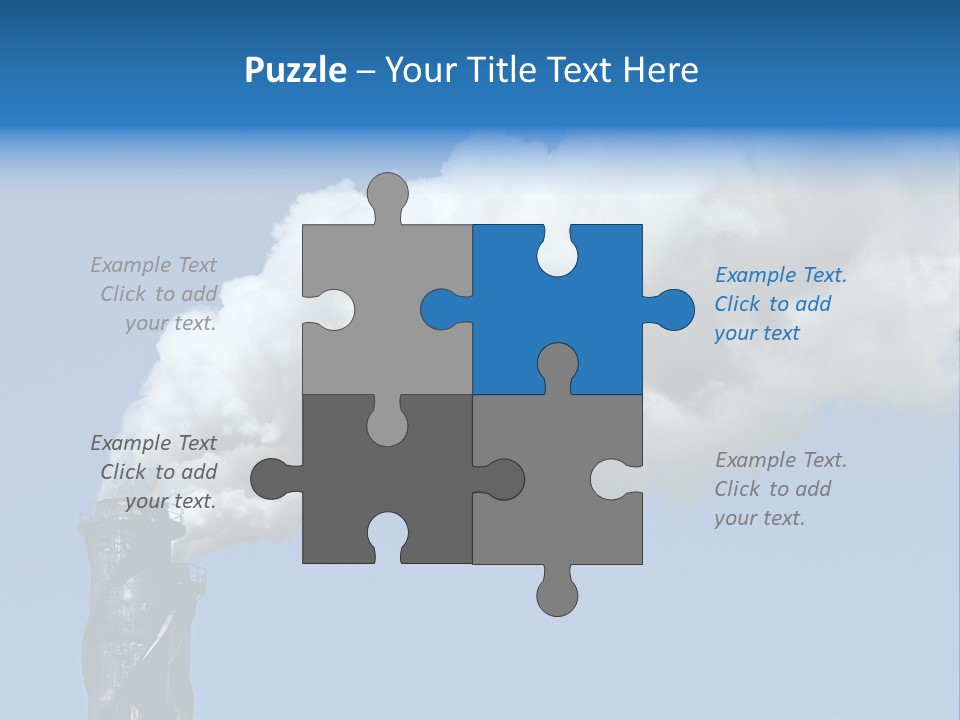 Carbon Plant Chemical PowerPoint Template