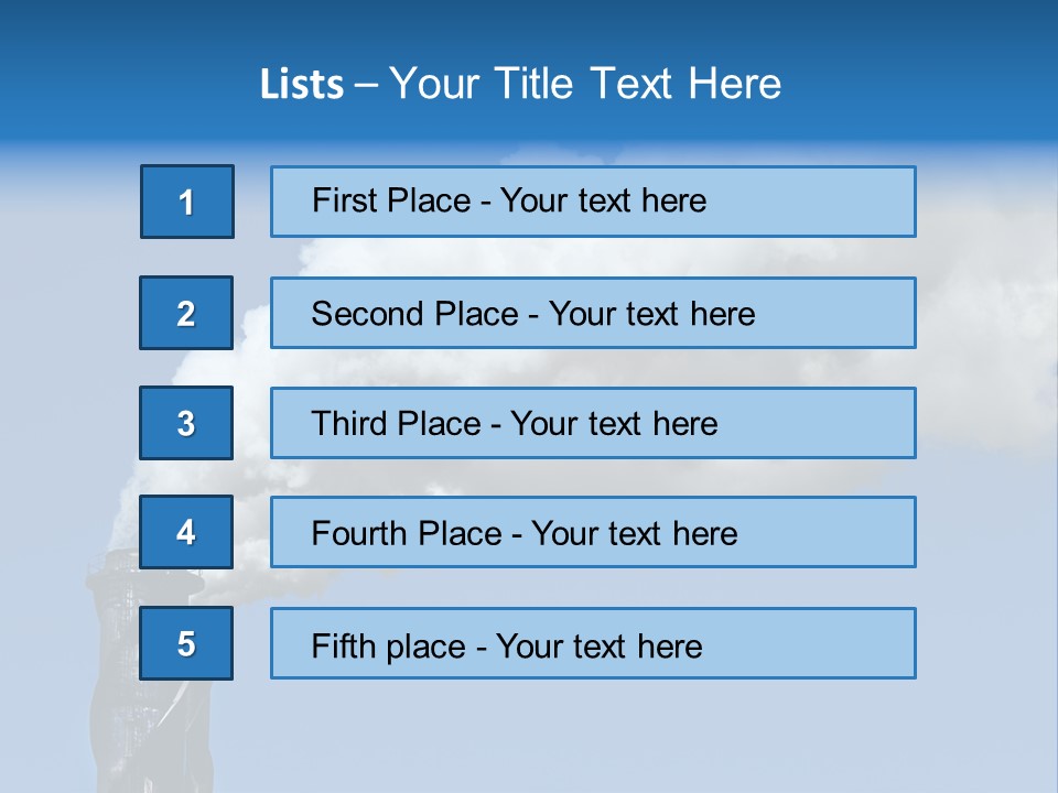 Carbon Plant Chemical PowerPoint Template