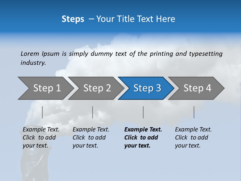 Carbon Plant Chemical PowerPoint Template