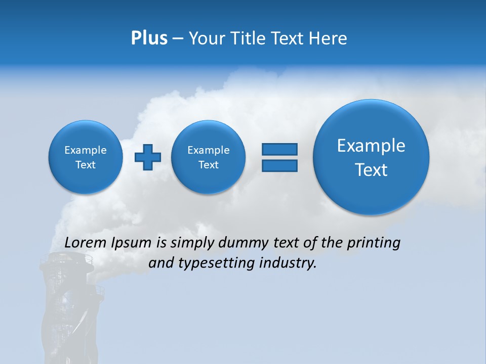 Carbon Plant Chemical PowerPoint Template