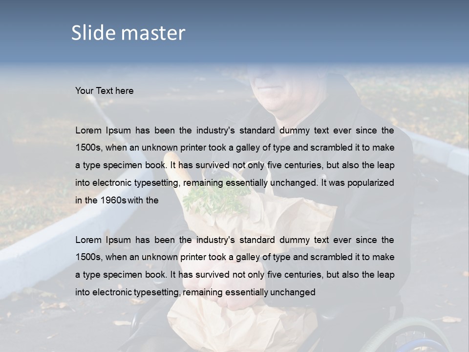 Customer Outdoors Lifestyle PowerPoint Template