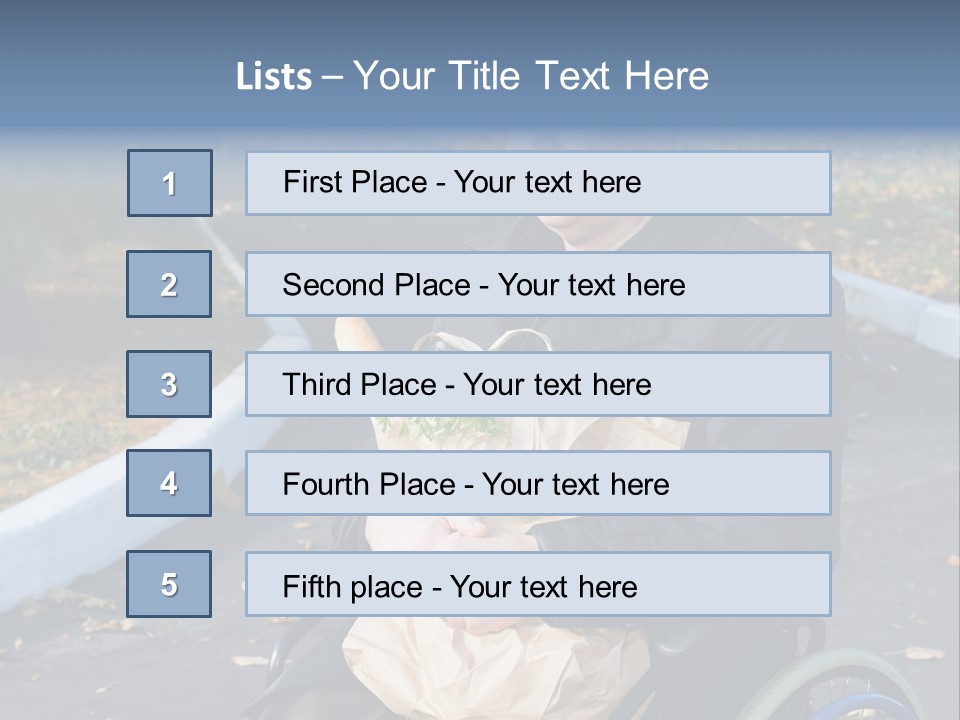 Customer Outdoors Lifestyle PowerPoint Template