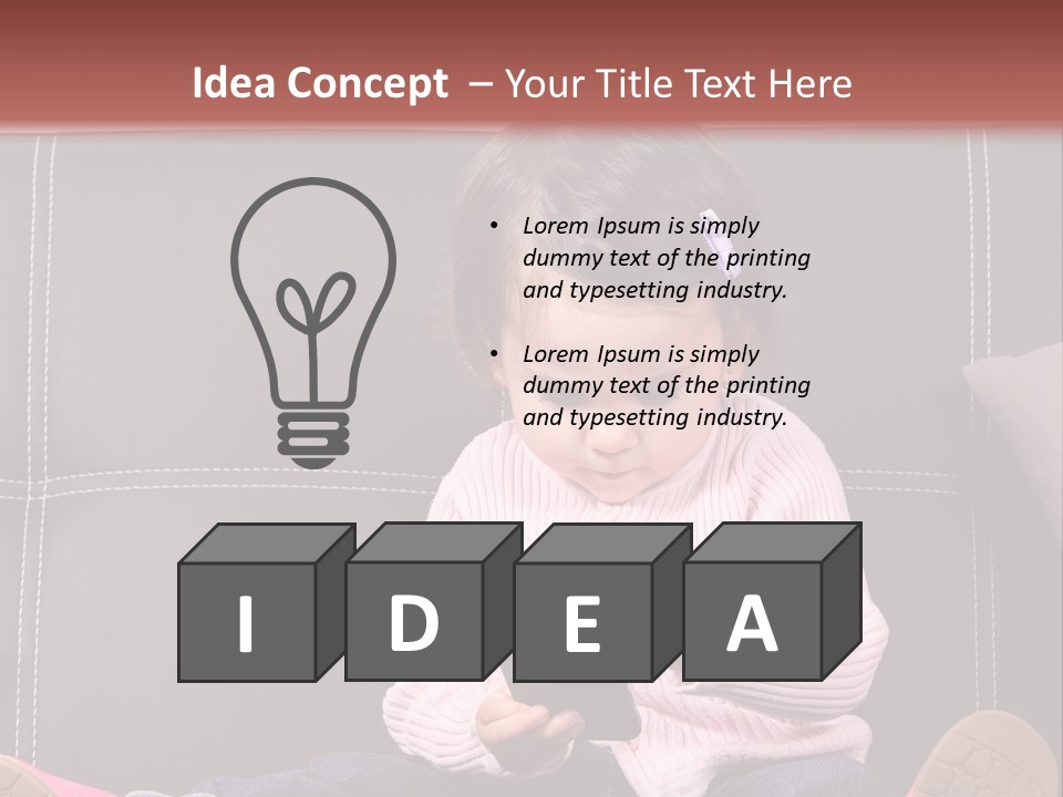 Infant Child Interior PowerPoint Template