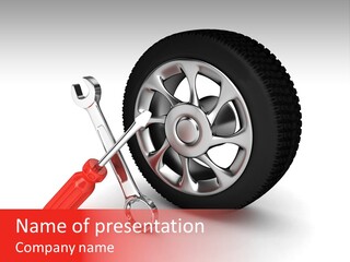 Garage Record Service PowerPoint Template