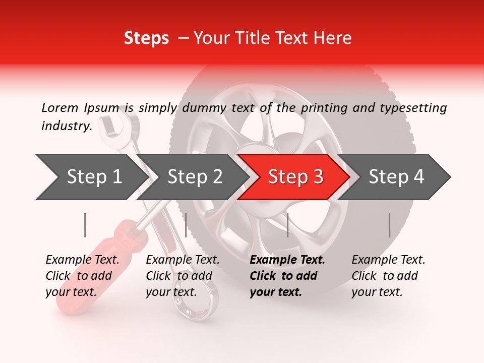 Garage Record Service PowerPoint Template