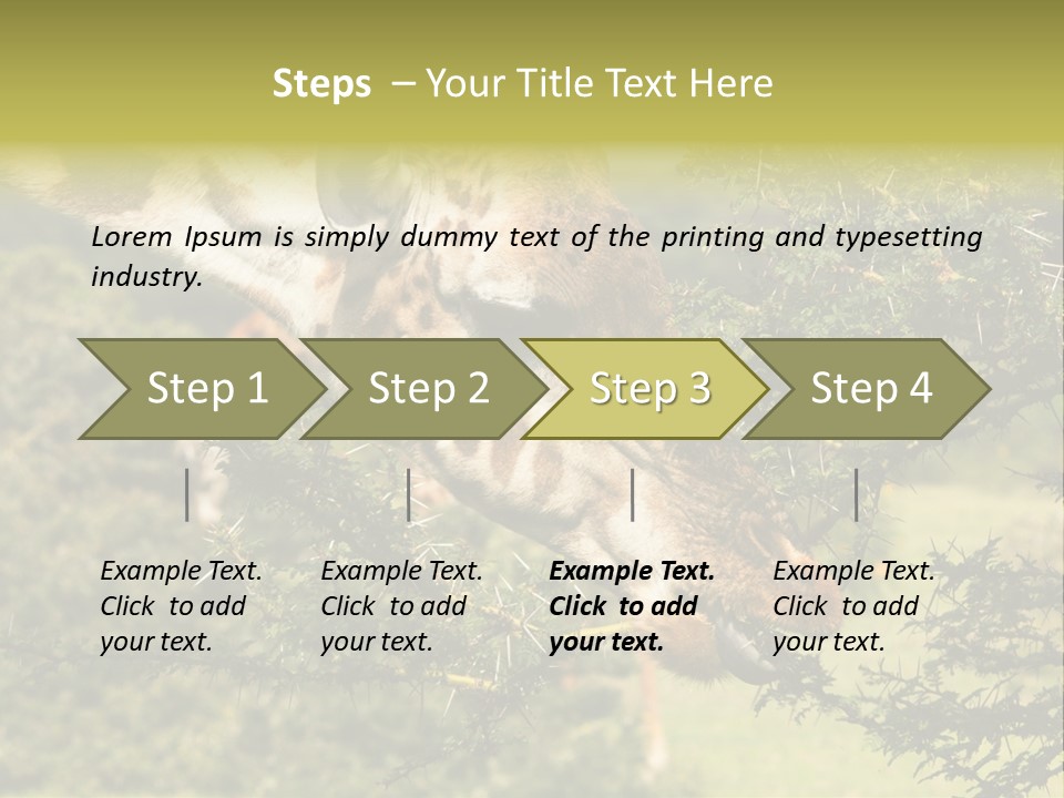 Tier Africa Big PowerPoint Template