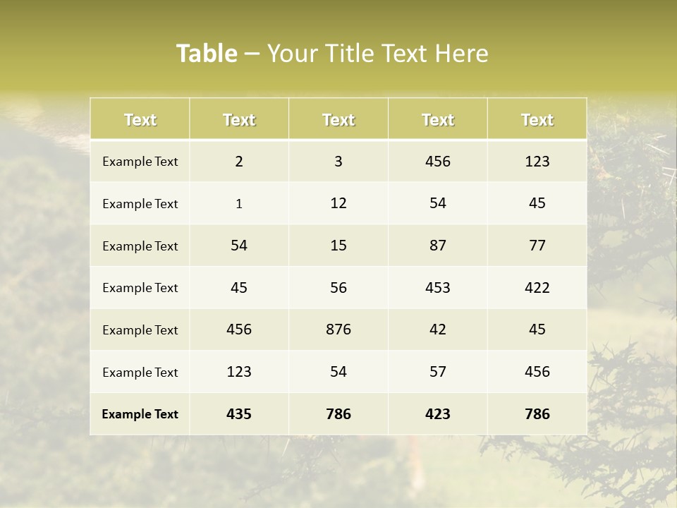 Tier Africa Big PowerPoint Template