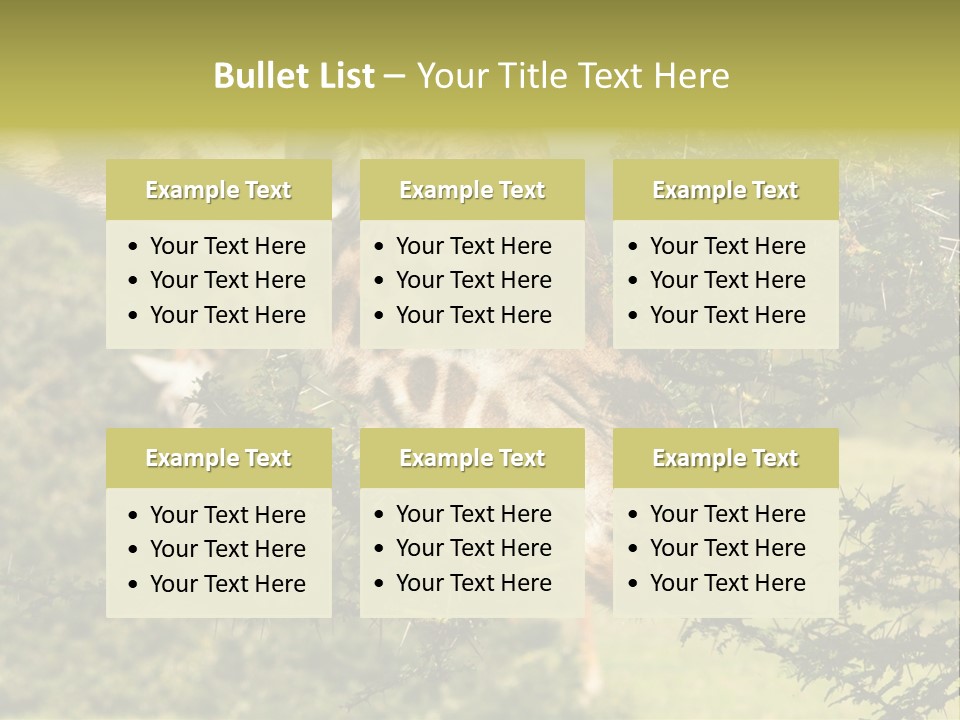 Tier Africa Big PowerPoint Template