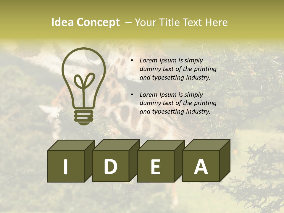 Tier Africa Big PowerPoint Template