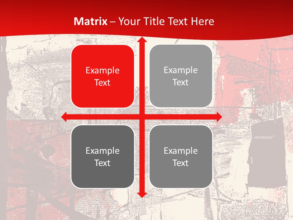 Busy Blurred People Anonymous PowerPoint Template