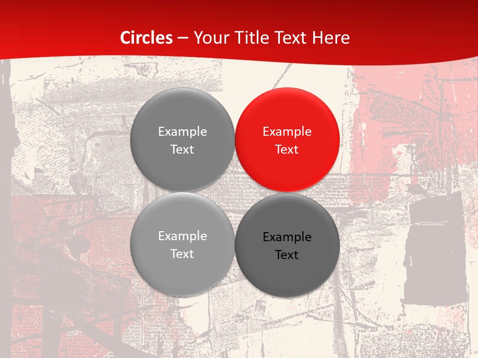 Busy Blurred People Anonymous PowerPoint Template