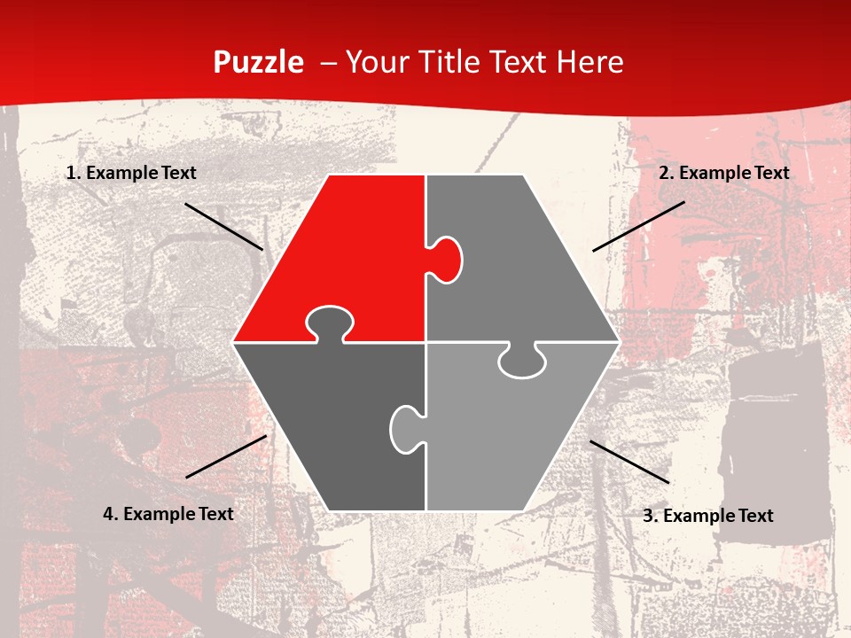 Busy Blurred People Anonymous PowerPoint Template