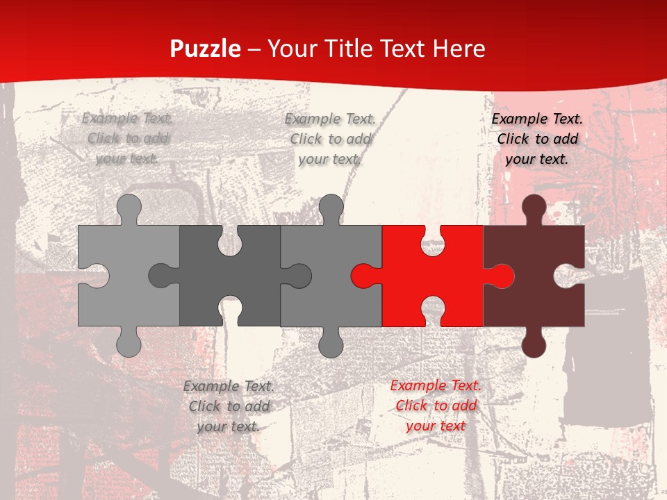 Busy Blurred People Anonymous PowerPoint Template