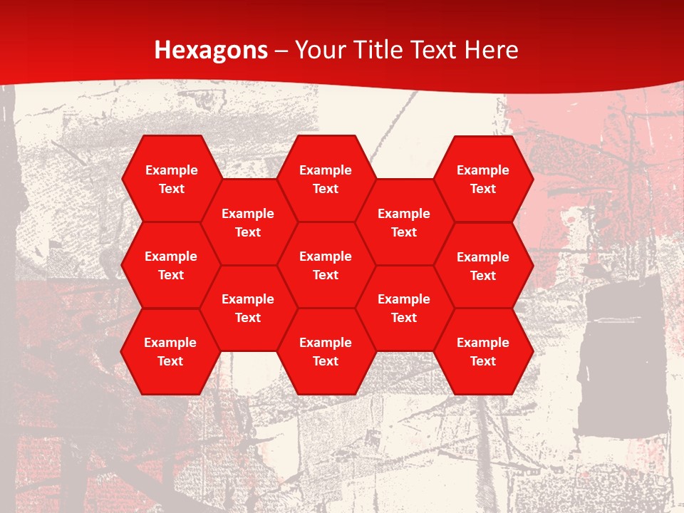 Busy Blurred People Anonymous PowerPoint Template