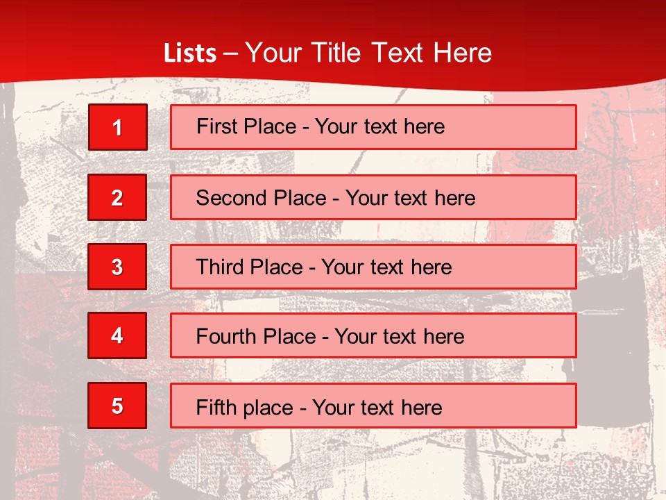 Busy Blurred People Anonymous PowerPoint Template