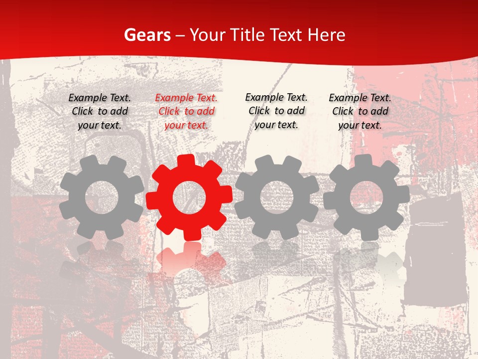 Busy Blurred People Anonymous PowerPoint Template