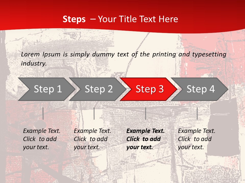 Busy Blurred People Anonymous PowerPoint Template