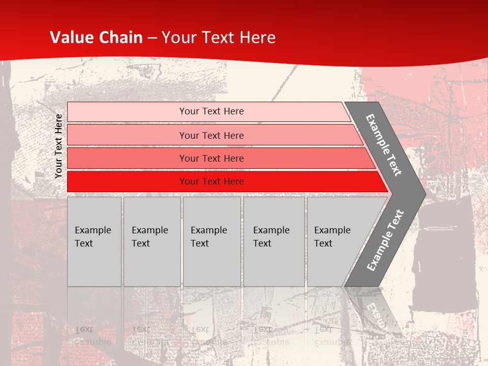 Busy Blurred People Anonymous PowerPoint Template