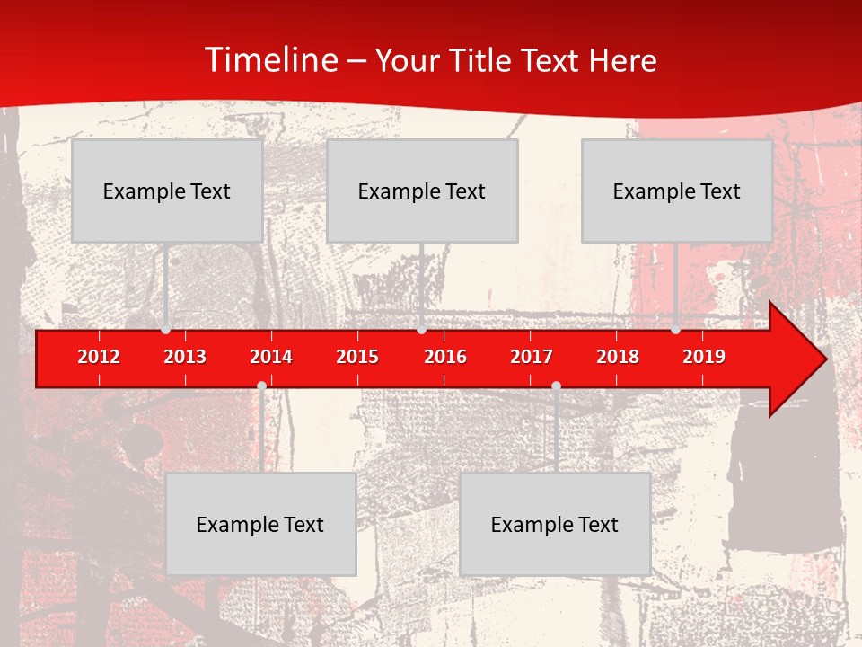 Busy Blurred People Anonymous PowerPoint Template