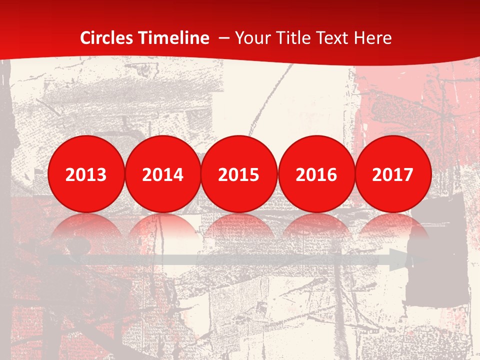 Busy Blurred People Anonymous PowerPoint Template