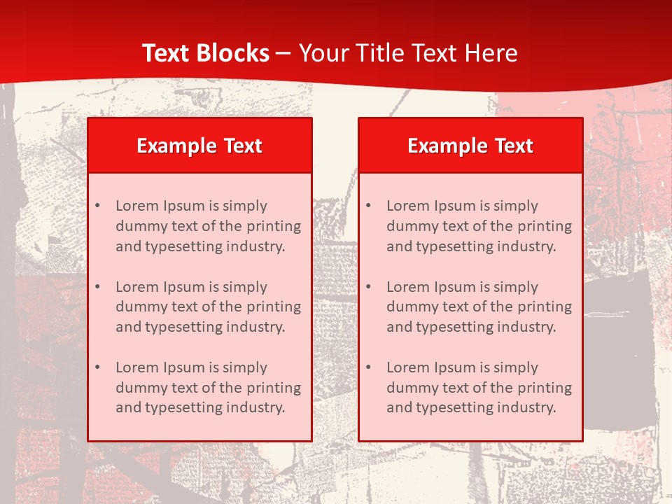 Busy Blurred People Anonymous PowerPoint Template