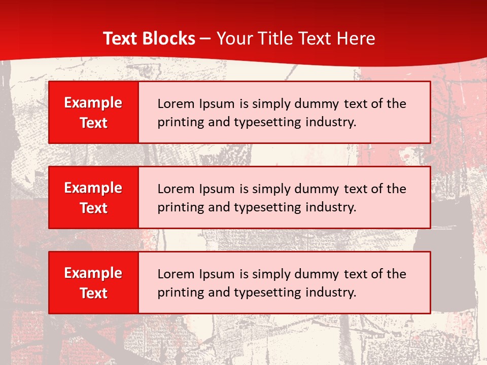 Busy Blurred People Anonymous PowerPoint Template
