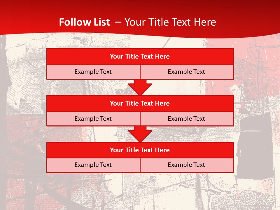 Busy Blurred People Anonymous PowerPoint Template