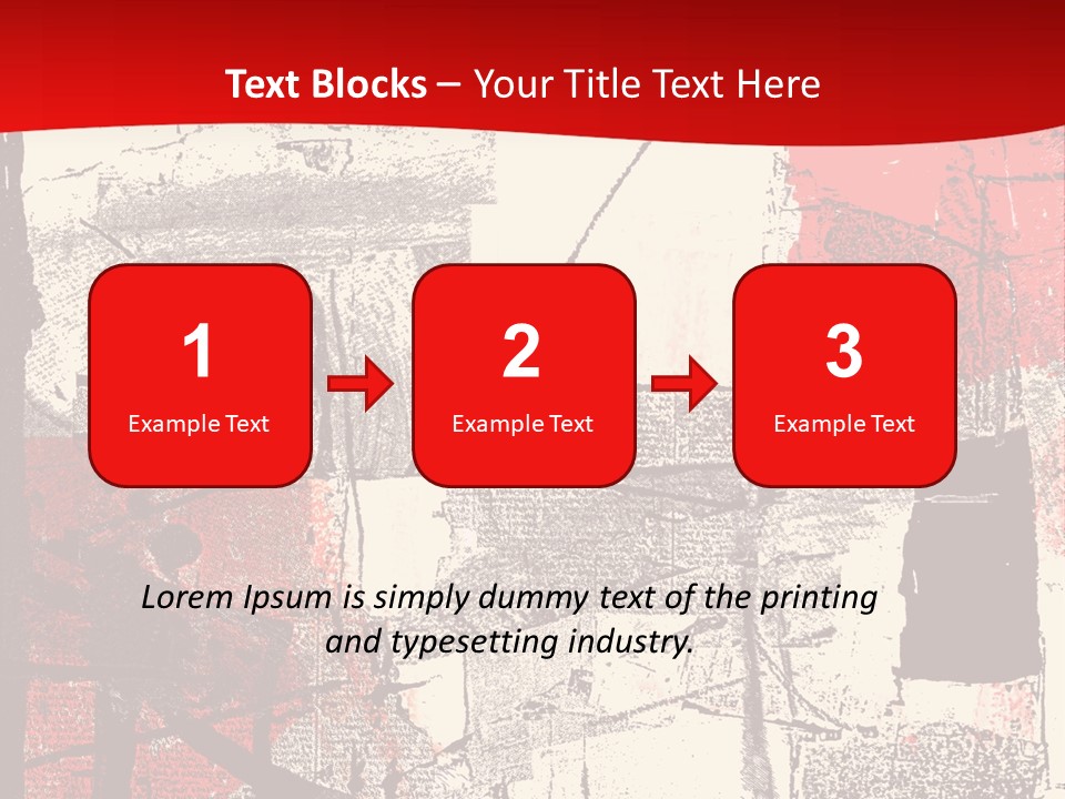 Busy Blurred People Anonymous PowerPoint Template