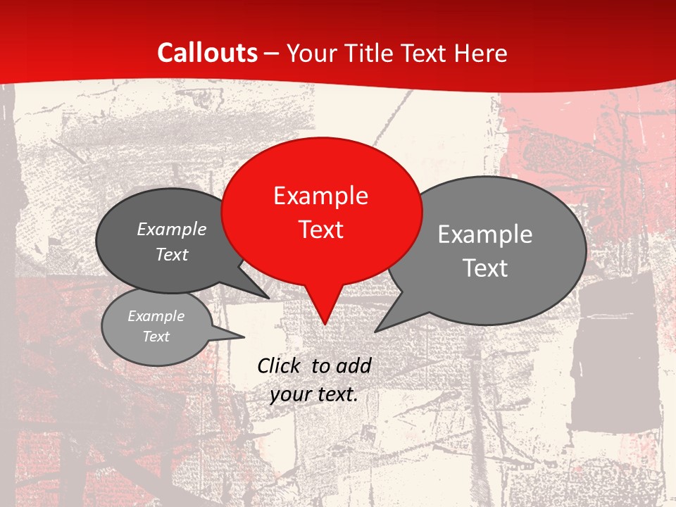 Busy Blurred People Anonymous PowerPoint Template