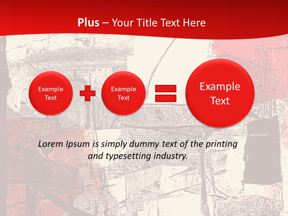 Busy Blurred People Anonymous PowerPoint Template