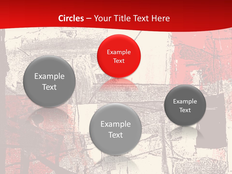 Busy Blurred People Anonymous PowerPoint Template