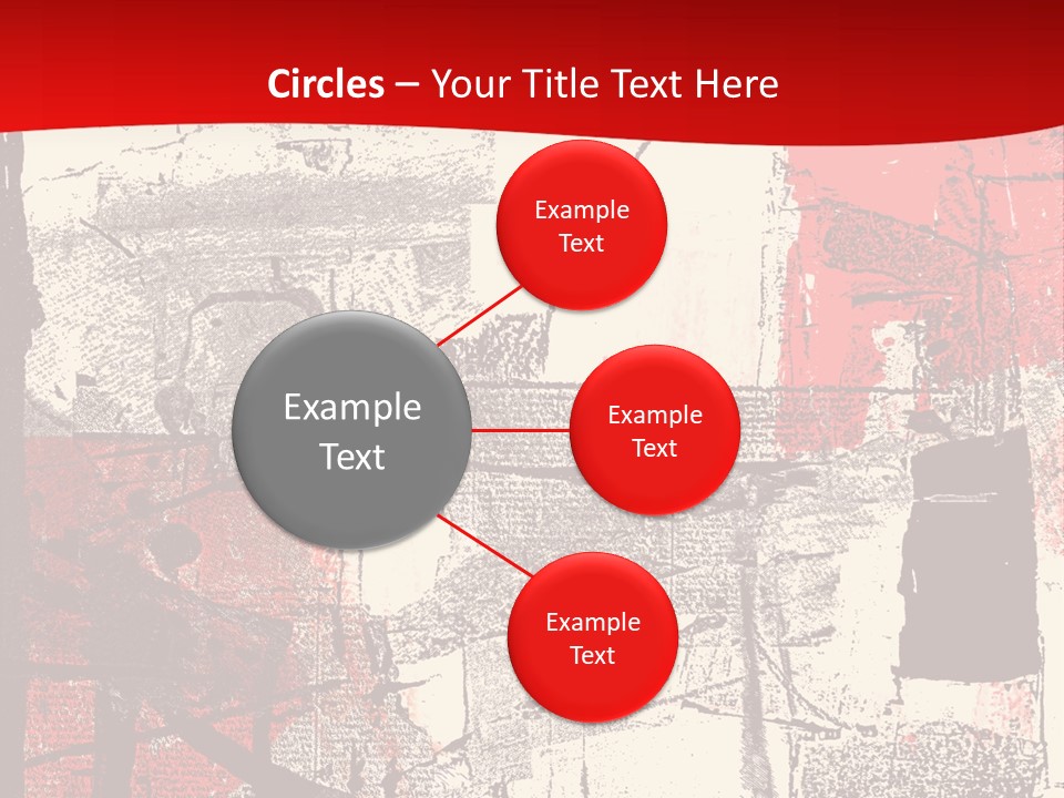 Busy Blurred People Anonymous PowerPoint Template