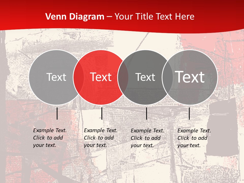 Busy Blurred People Anonymous PowerPoint Template
