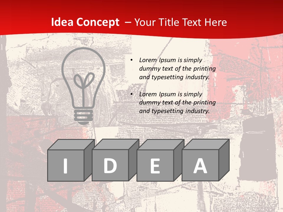 Busy Blurred People Anonymous PowerPoint Template