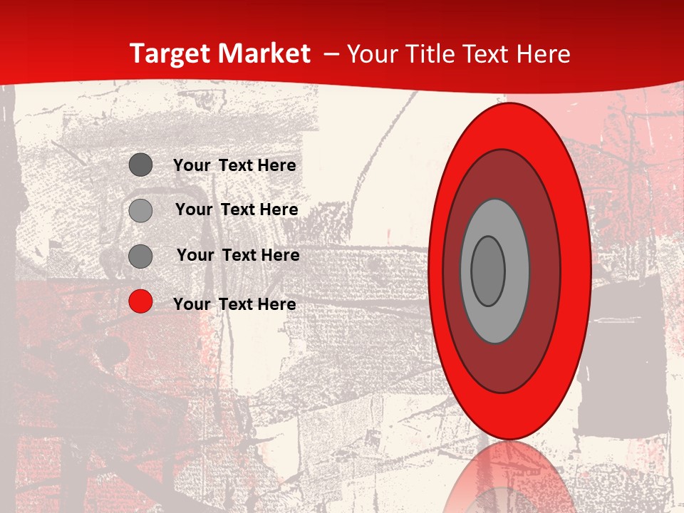 Busy Blurred People Anonymous PowerPoint Template