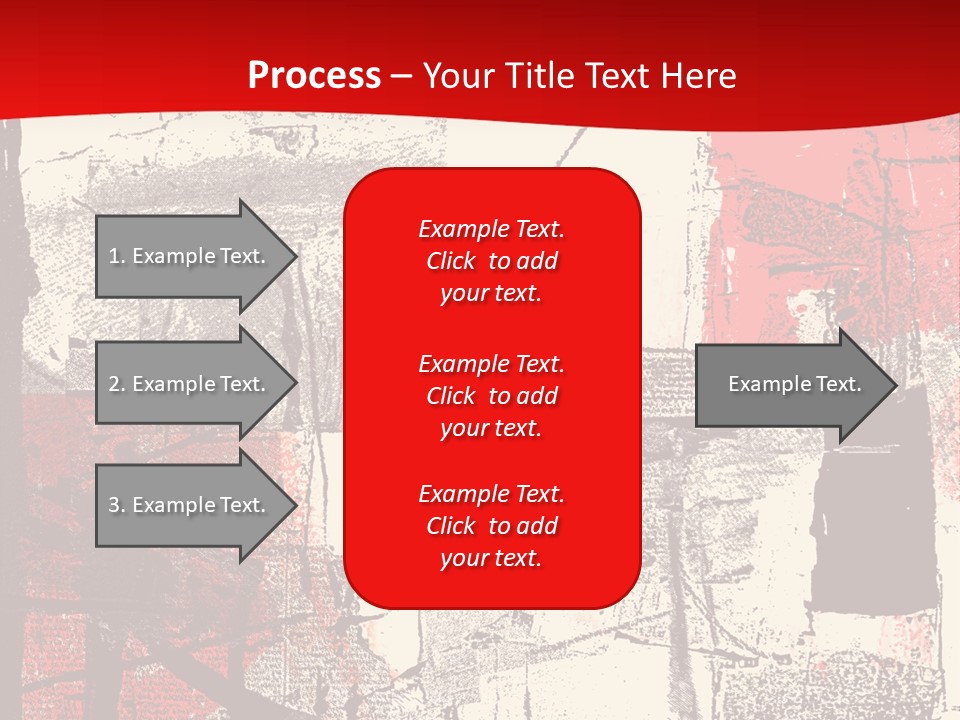 Busy Blurred People Anonymous PowerPoint Template