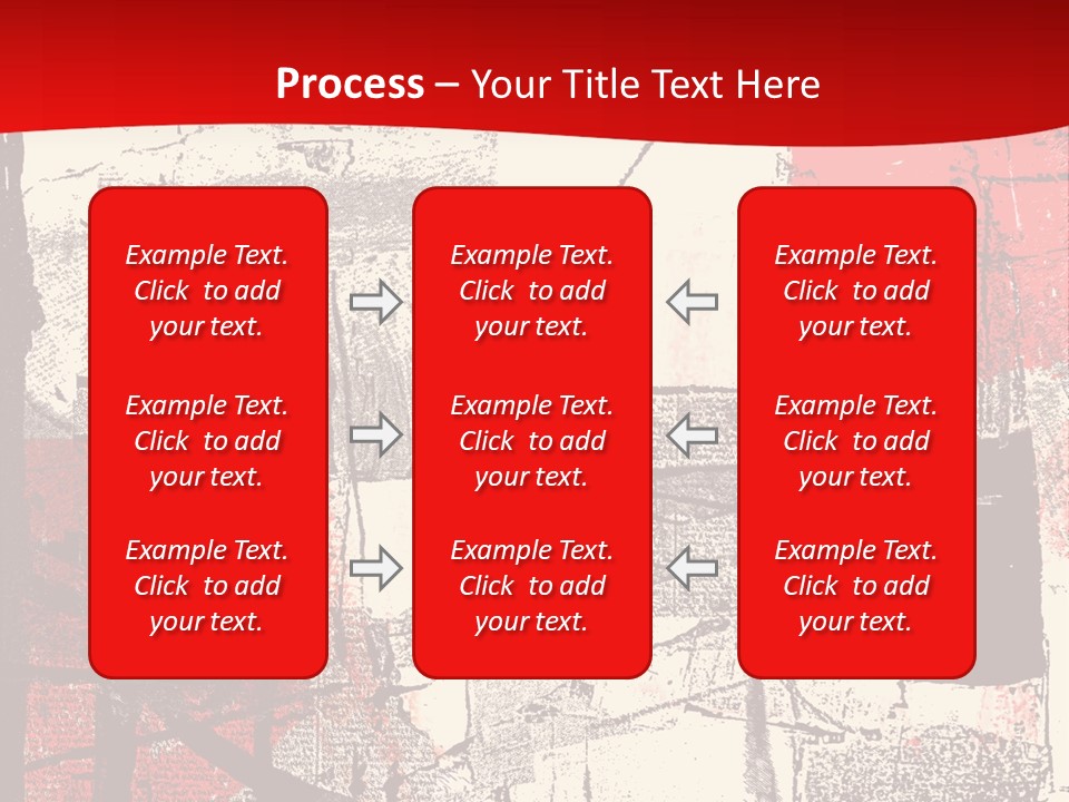 Busy Blurred People Anonymous PowerPoint Template