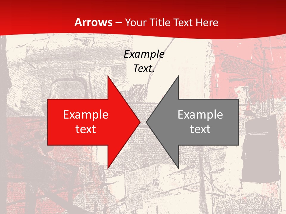 Busy Blurred People Anonymous PowerPoint Template