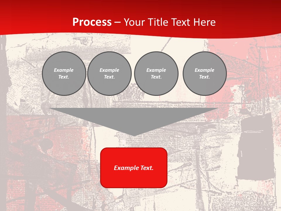 Busy Blurred People Anonymous PowerPoint Template